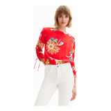 Blusa Roja Desigual Xxl Nueva Landi