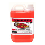 Cera Cacique Acrilica Roja 5 Litros(cod 3663)