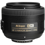Lente Nikon Af-s Nikkor 35 Mm F/1.8 G Dx+ Nf-e