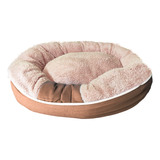 Cama Confort Felpa Mascota Suave Anti Estres Pequeño