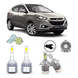 Kit Super Led Ix35 2010 2011 2012 Farol Alto E Baixo +milha