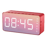 Reloj Despertador Con Bocina Digital Bluetooth Radio Fm
