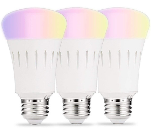 3 Bombillo Inteligente Lohas Colores, 3 Smart Bulb Inmediato