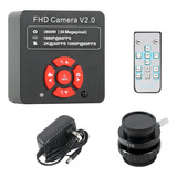 Câmera Hdmi Usb Sd Microscópio Trinocular 38mp + Adaptador