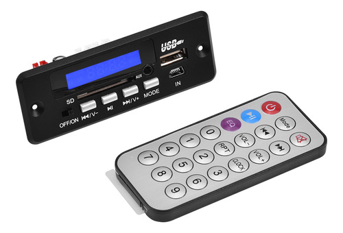 Tarjeta Decodificadora Mp3 Wma, Módulo Bluetooth Inalámbrico