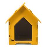 Casa Cama Casinha Cães Gato Cachorro Pet N.3 Cor Amarelo