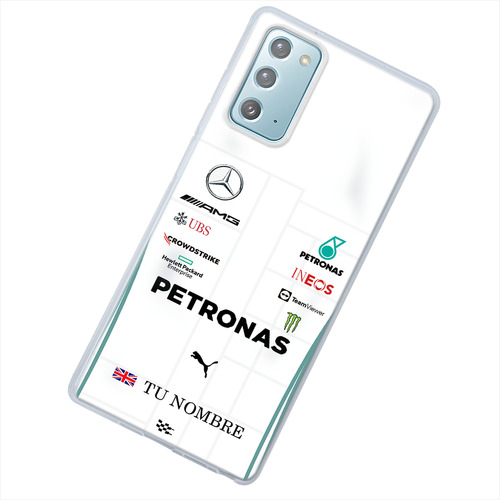 Funda Para Galaxy Mercedes F1 Petronas Con Nombre