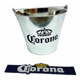 Frapera Balde Cerveza Corona Original + Esterilla Beermat