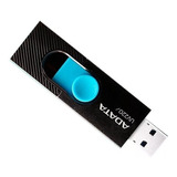 Memoria Usb Adata 32gb 2.0 Uv220 Retractil Negro Azul Nueva