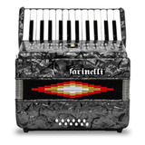 Acordeon De Teclas Farinelli 25 Teclas 12 Bajos 1302g Msi