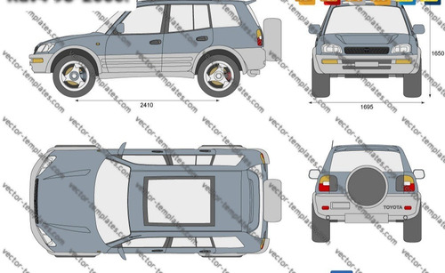 Botonera De Vidrios P. Toyota Rav4 Ao 98 Al 2000  Foto 3