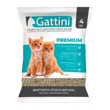 Piedras Aglutinantes Premium Gattini X 4 Kg Para Gatos