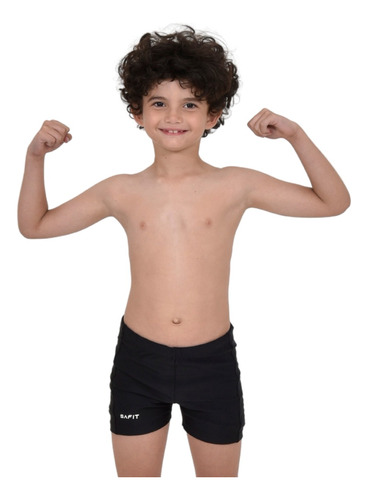 Short Natacion Niño Infantil Safit® Cloro Friendly Resistent