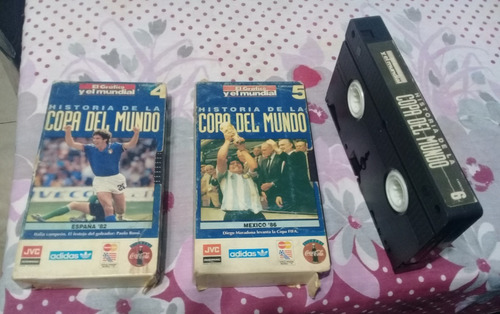 Video Coleccion Historia D La Copa Del Mundo En Vhs X 3 Unid