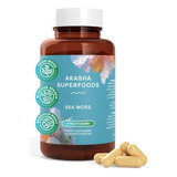 Akasha Superfoods Capsulas De Musgo Marino: 60 Capsulas, Mez