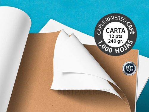 Carton Caple R/cafe 12 Pts Carta 240 G - 1,000 Hojas