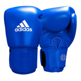 Luva De Muay Thai adidas Couro Blue Pro Thai