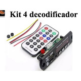 Placa Usb Decodificador Bluetooth Mp3 Fm Aux Pen Drive 12v