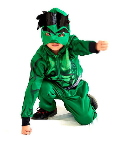 Conjunto De Pants Y Chamarra Disfraz Hulk Para Niño