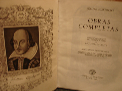 William Shakespeare Obras Completas Aguilar 1951