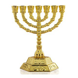 Candelabro Menorah De 7 Ramas Para Shabat, Tabernaculo, Dec