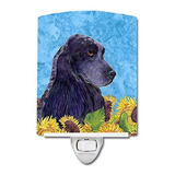 Carolines Treasures Cocker Spaniel En Luz De Noche De Flores