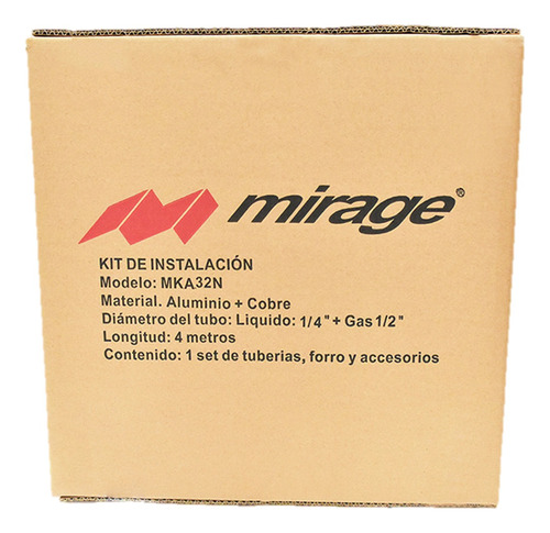 Kit De Instalación Mirage Para Minisplit - 1/4  Y 1/2 