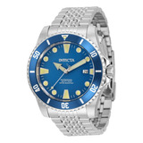 Reloj Automático  33503 Para Hombre Con Esfera Azul