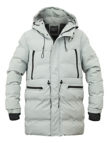 Campera Puffer Hombre Parka Impermeable Abrigo Puño Briganti