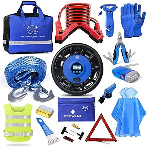 Calbeau Kit De Emergencia Para Coche, Kits De Asistencia En 