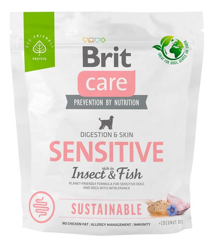 Brit Care Dog Sensitive Insect Fish 1kg. Np