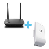  Ubiquiti Nanostation Loco M5 + Router Linksyse2500 