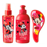 Minnie Combo X 3   Crema Para Peinar +cepillo+colonia 