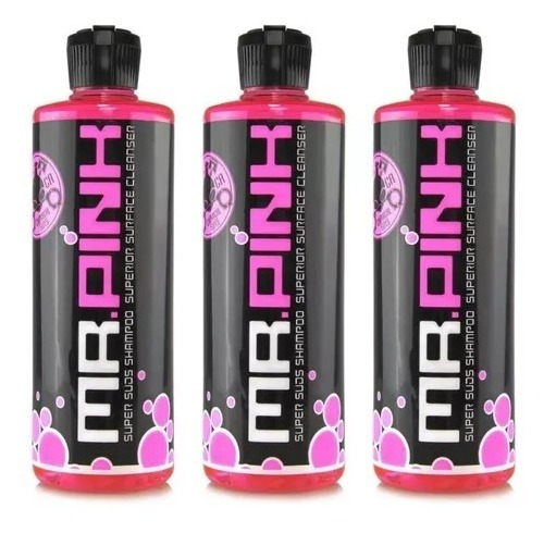 3 Shampoo Mr. Pink Chemical Guys Para Autolavado Profesional