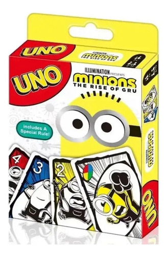 Juego De Cartas Mesa Uno! Los Minions Card Game