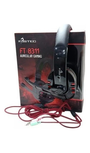 Auriculares Fastec Gamer Ft-8311 Mic Y Control Volumen 