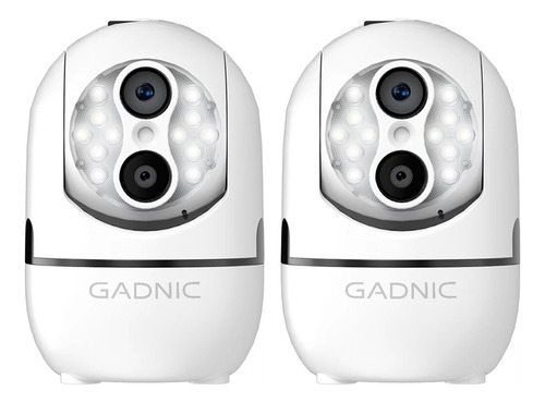 Cámara De Seguridad Gadnic P250 Con Resolución Full Hd 1080p Visión Nocturna Incluida Blanca 