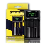 Carregador Liitokala Lii S2 Vape Bateria 18650 C/fonte 5v