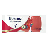 Rexona Jabon En Barra De Glicerina Frutos Rojos 3x90gr