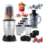 Licuadora Procesador De Alimentos Profesional Potentete 350w Bulletpro Nevashel Ad-05 Kit De 21 Piezas Con Tapa Para Llevar, Uso Batir,