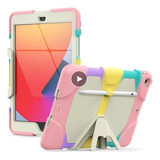 Funda Uso Rudo Pastel Para iPad 7 Ma 10.2 2019 A2197 A2200