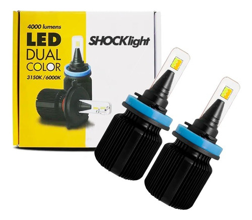 Par Led Dual Color Shocklight H13 3150k/6000k 12v 25w 8000lm