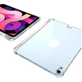 Estuche Transparente Ranura Lapiz Para iPad Air 5 Generacion