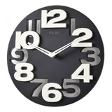 Reloj De Pared 3d Reloj De Pared Creativo Negro