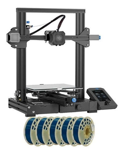 Impresora 3d Creality Ender-3 V2 + 5 Kg Filamento Pla+ Gst