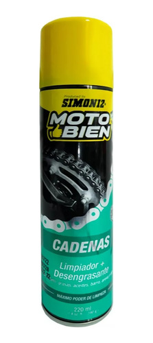 Limpiador Cadenas Mantenimiento Moto Elimina Grasa Simoniz
