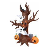 Árbol Inflable De Miedo De Halloween De 8 Pies Led Inc...