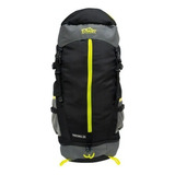 Mochila Morral Para Camping Táctica De Trekking 50l Ecology Color Negro Diseño De La Tela Liso