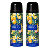 2 Sprays Para Corpo E Cabelo Limão Siciliano 59ml/cada Phebo