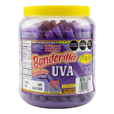 Mini Banderilla Solis Tamarindo Uva Tarugo 50 Piezas | MercadoLibre